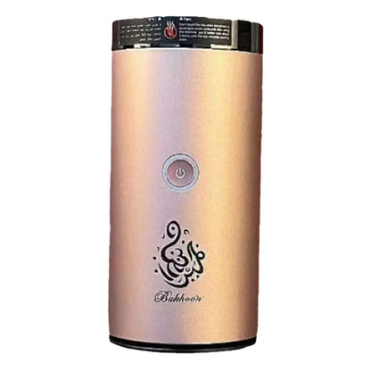 The Bluetooth Bakhoor Burner, gold-toned electric incense burner by SmartMuslim.