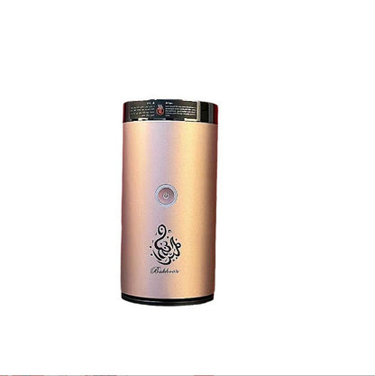 The Bluetooth Bakhoor Burner, electric bakhoor incense burner in rose-gold by SmartMuslim.